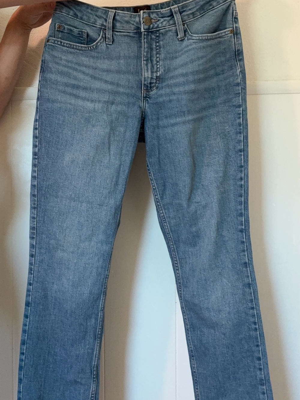 Low Rise Straight Leg Jeans